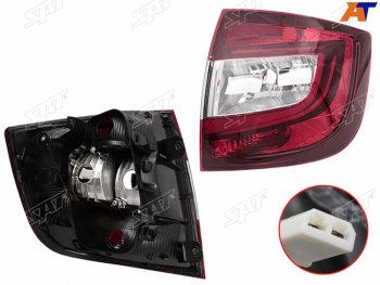 Фонарь задний правый (LED) SAT Skoda Rapid  NH3 (2017-2020) рестайлинг лифтбэк