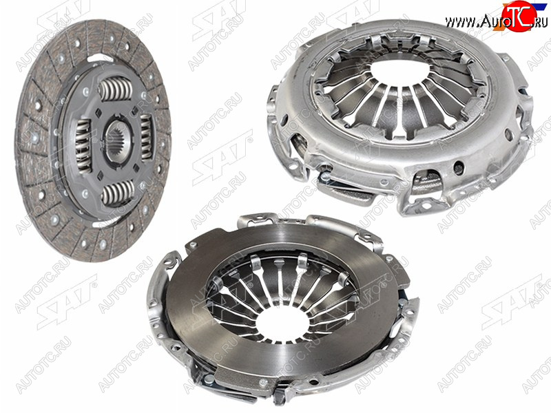 7 849 р. Комплект сцепления RENAULT DUSTER 1.6 10-MEGANE 1.6 08-CLIO 1.6 08- SAT ST-7701477462  с доставкой в г. Кемерово