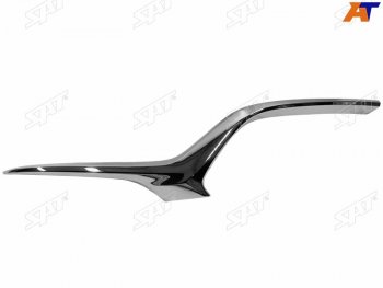 Левый молдинг решетки радиатора SAT Mazda 6 GJ 2-ой рестайлинг универсал (2018-2025) (хром)