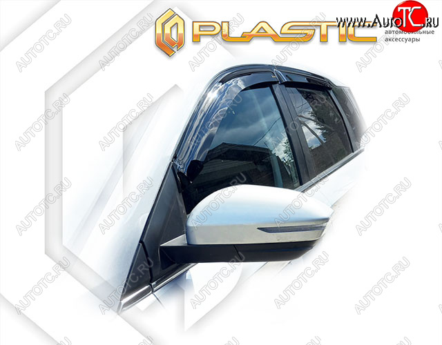 1 999 р. Дефлектора окон (ОАЭ) CA-Plastic Chevrolet Captiva CN202S дорестайлинг (2018-2025) (classic полупрозрачный)  с доставкой в г. Кемерово
