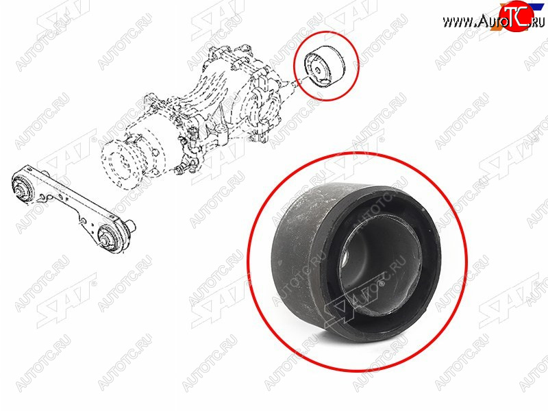 659 р. Сайлентблок Nissan Terrano 14-22  Renault Duster 10-21  Kaptur 16-20 SAT ST-8200828306  с доставкой в г. Кемерово