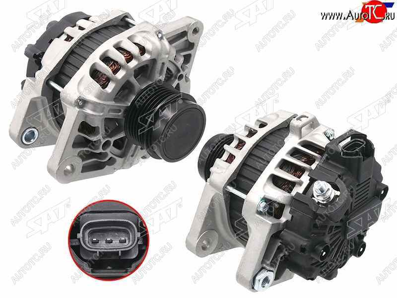 11 599 р. Генератор HYUNDAI I30 12-17IX20 15-19KIA RIO 12-15CEED 1.41.6 12-18 G4F# 12V 90A                 SAT ST-85-0056  с доставкой в г. Кемерово