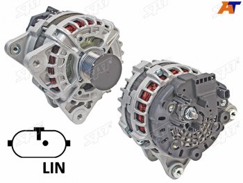 16 599 р. Генератор RENAULT KAPTUR 1.6 14V 150A 16- H4MMEGANE 1.2 16- H5F408NISSAN QASHQAI 1.2 13- HR12DDTX SAT ST-85-0013  с доставкой в г. Кемерово. Увеличить фотографию 2