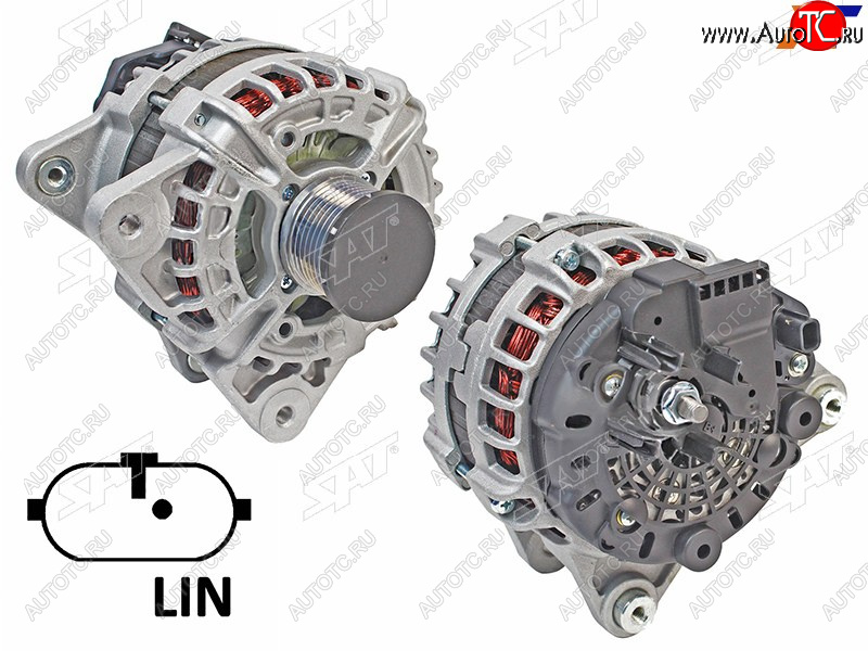 16 599 р. Генератор RENAULT KAPTUR 1.6 14V 150A 16- H4MMEGANE 1.2 16- H5F408NISSAN QASHQAI 1.2 13- HR12DDTX SAT ST-85-0013  с доставкой в г. Кемерово