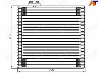 Испаритель кондиционера TOYOTA LAND CRUISER 100 98-07 LHD SAT ST-88501-60190
