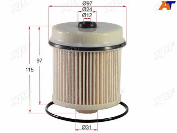 369 р. Фильтр топливный ISUZU FORWARD 4HK6HKELF NHRNKRNPRNQR 4HK4JJ1NISSAN ATLAS 4JJ1 07-13          SAT ST-8-98203-599-0  с доставкой в г. Кемерово. Увеличить фотографию 2