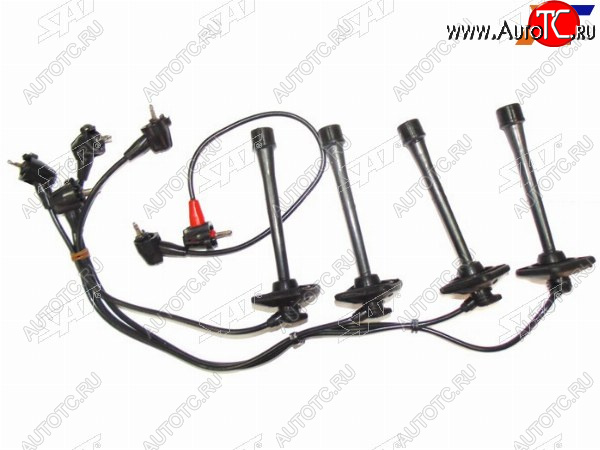 2 149 р. Провода высоковольтные TOYOTA RAV4 94-96 3S-FE (квадрат. резин.) SAT ST-90919-21585  с доставкой в г. Кемерово