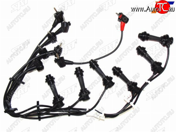 2 199 р. Провода высоковольтные TOYOTA MARK2CHASER 92-96 1-2JZGE (кругл. резин.) SAT ST-90919-21561  с доставкой в г. Кемерово