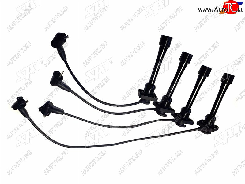 1 499 р. Провода высоковольтные TOYOTA 4A7A-FE 96- (квадрат. резин.) SAT ST-90919-22381  с доставкой в г. Кемерово