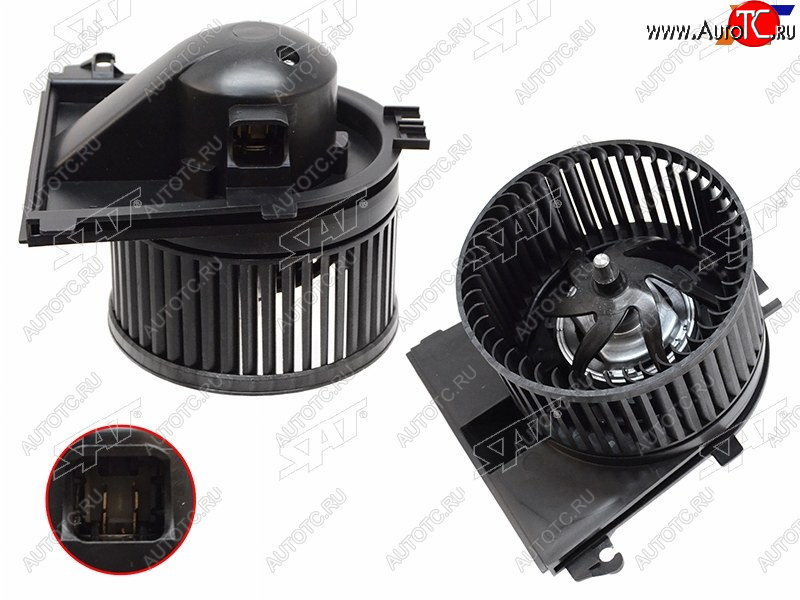 3 499 р. Мотор отопителя салона Audi A4 94-01  Volkswagen Passat 96-05 SAT ST-94-0024  с доставкой в г. Кемерово