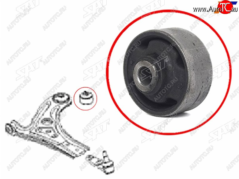349 р. Сайлентблок Chevrolet Aveo 02-11  Kalos 03-08  Daewoo Kalos 02-08  Ravon Nexia R3 16-20 SAT ST-96535088  с доставкой в г. Кемерово