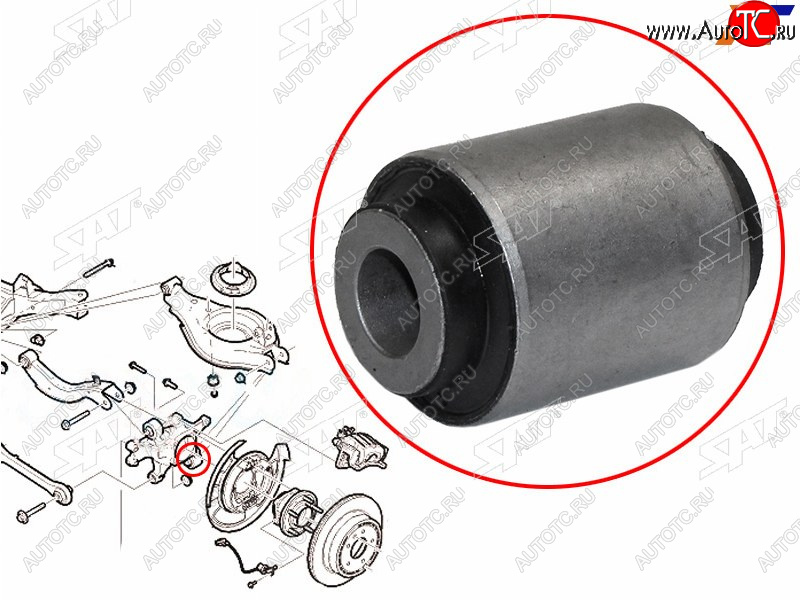 539 р. Сайлентблок Chevrolet Captiva 06-15  Opel Antara 06-15  Daewoo Winstorm 06-10 SAT ST-96626434-B2  с доставкой в г. Кемерово