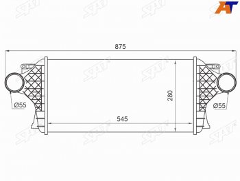 Интеркулер MERCEDES ML W166GL X166 11- 3.5 CDI SAT ST-A0995002600