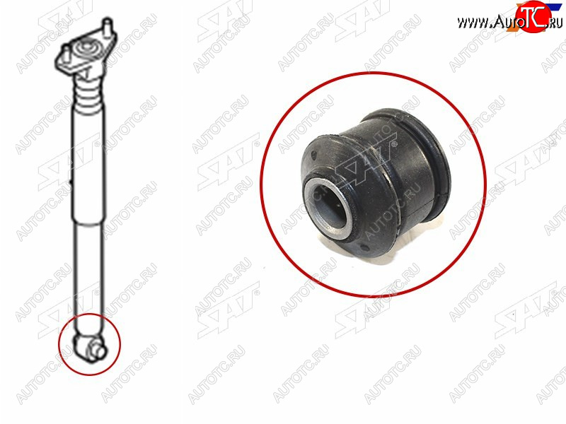 369 р. Сайлентблок Ford Focus 04-11  Mazda 3 08-13  Ford C-MAX 03-07  Mazda 3 MPS 09-13  Axela 09-13 SAT ST-BBM2-28-910D  с доставкой в г. Кемерово