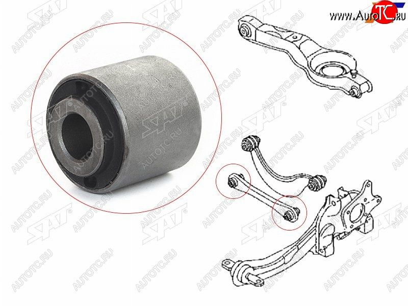 225 р. Сайлентблок заднего нижнего поперечного рычага MAZDA 3  MAZDA 5PREMACY 05-  FORD C-MAX 03-10  FO SAT ST-BP4K-28-500D  с доставкой в г. Кемерово