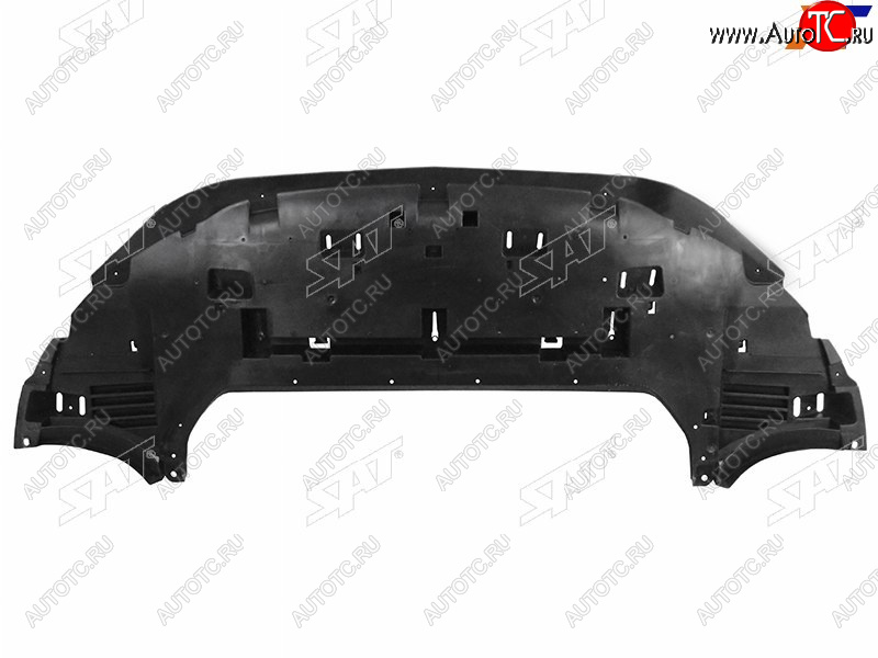 2 669 р. Защита переднего бампера (пыльник) SAT CITROEN C4  рестайлинг, седан (2007-2011)  с доставкой в г. Кемерово