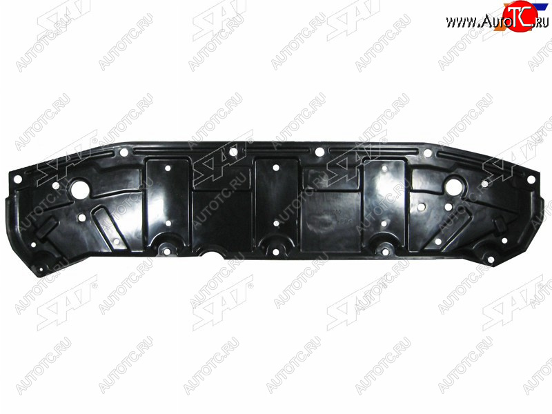 999 р. Защита переднего бампера (пыльник) SAT Nissan Almera G15 седан (2012-2019)  с доставкой в г. Кемерово