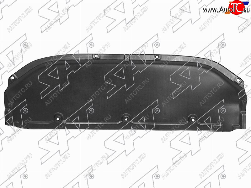 1 059 р. Защита переднего бампера (пыльник) SAT  Nissan Qashqai  1 (2010-2013) J10 рестайлинг  с доставкой в г. Кемерово