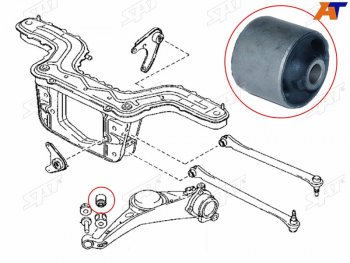 519 р. Сайлентблок Ford EcoSport 14-23  Escape 00-06  Mazda Tribute 00-07 SAT ST-E112-28-460  с доставкой в г. Кемерово. Увеличить фотографию 3