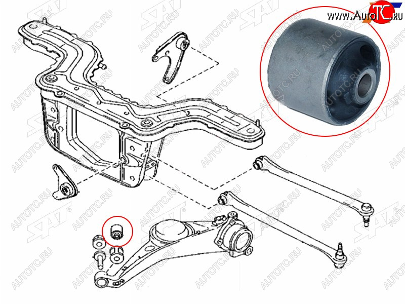 519 р. Сайлентблок Ford EcoSport 14-23  Escape 00-06  Mazda Tribute 00-07 SAT ST-E112-28-460  с доставкой в г. Кемерово
