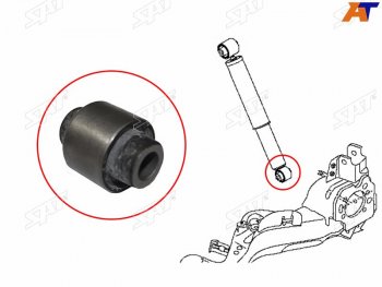 629 р. Сайлентблок Nissan Qashqai 06-13  X-Trail 07-15  Qashqai+2 08-14  Renault Koleos 08-16 SAT ST-E6210-JG01A-B2  с доставкой в г. Кемерово. Увеличить фотографию 2