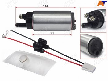 Топливный наcос 12V, 3BAR, 90LH, V=1600 SAT ST-FP09