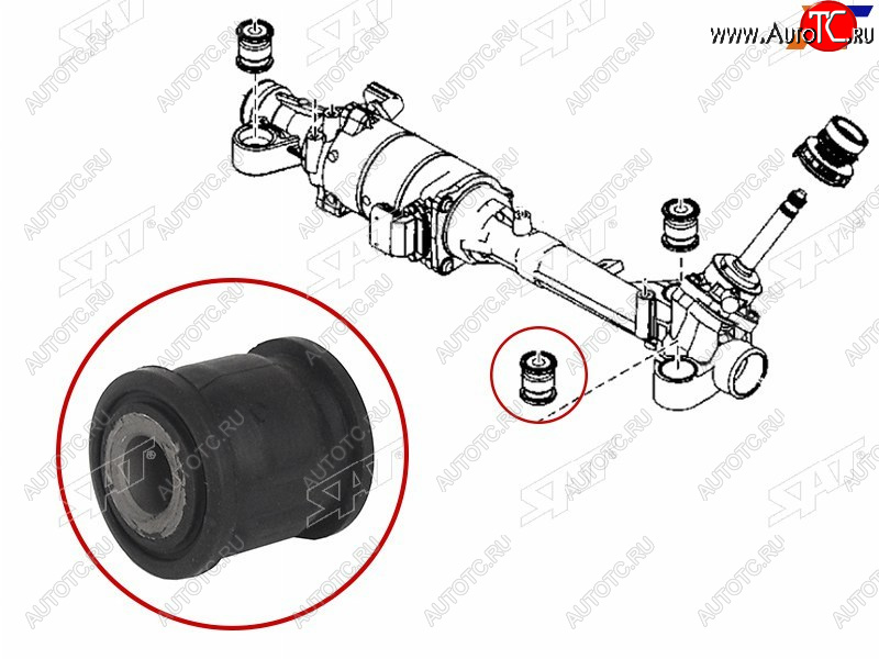 203 р. Втулка рулевой рейки Mazda 6 07-12  Atenza 07-12 SAT ST-G33S-32-123B  с доставкой в г. Кемерово