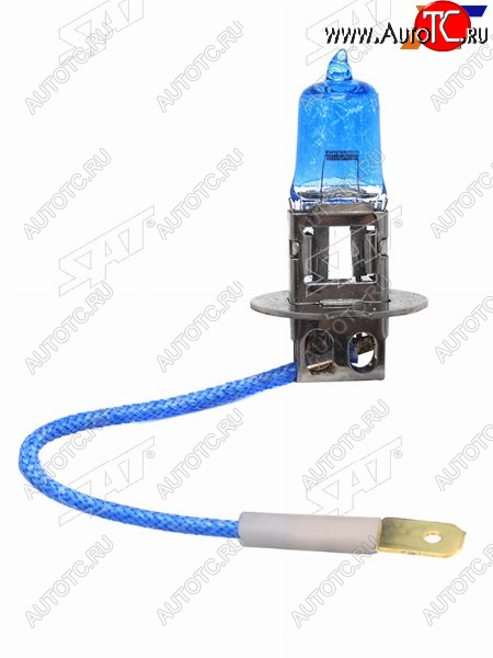 76 р. Лампа головного освещения галогенная супер белая H3 12V 55W SAT ST-H3W-12V  с доставкой в г. Кемерово