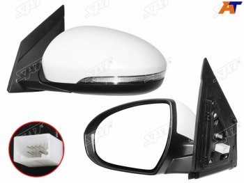 Зеркало Hyundai Tucson 15-21 (Слева Обогрев Регулировка Повторитель поворота Складывание Подсве SAT ST-HN52-940-A2