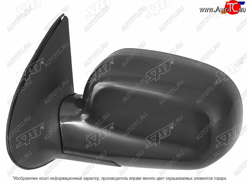 4 649 р. Боковое левое зеркало (складное, 5 контактов) SAT  Hyundai Santa Fe  SM (2000-2012) (неокрашенное)  с доставкой в г. Кемерово