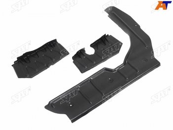 Защита двигателя KIA RIO 05-11HYUNDAI ACCENT 06-10 из 3х частей SAT ST-HNA5-025-0