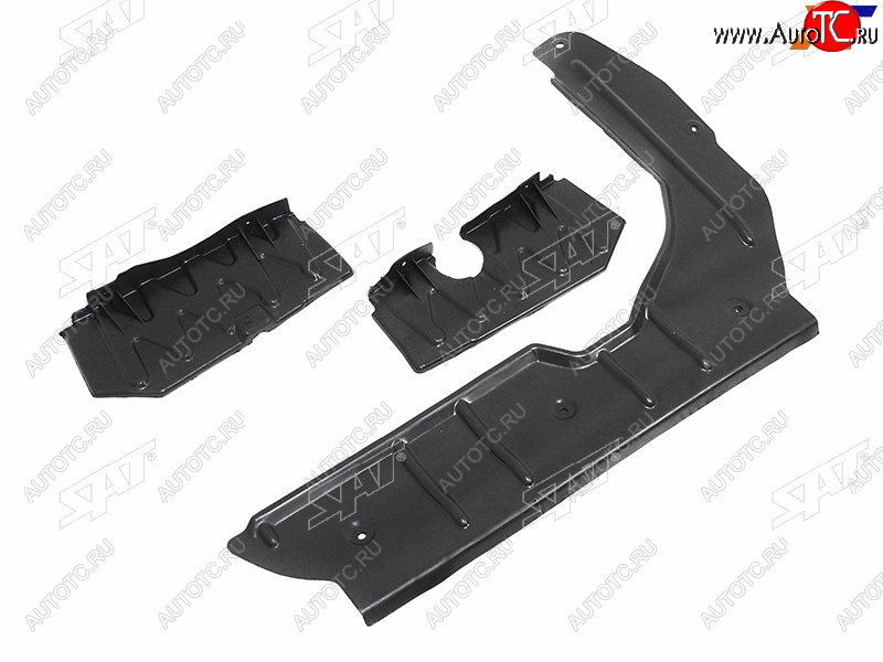 1 239 р. Защита двигателя KIA RIO 05-11HYUNDAI ACCENT 06-10 из 3х частей SAT ST-HNA5-025-0  с доставкой в г. Кемерово