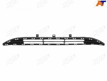 539 р. Центральная решетка переднего бампера SAT  Hyundai Solaris  HCR (2017-2020) седан дорестайлинг  с доставкой в г. Кемерово. Увеличить фотографию 1