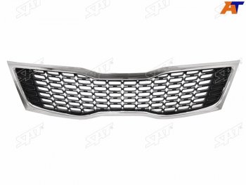 Решетка радиатора SAT KIA Optima  3 TF (2013-2016) рестайлинг седан (хром)