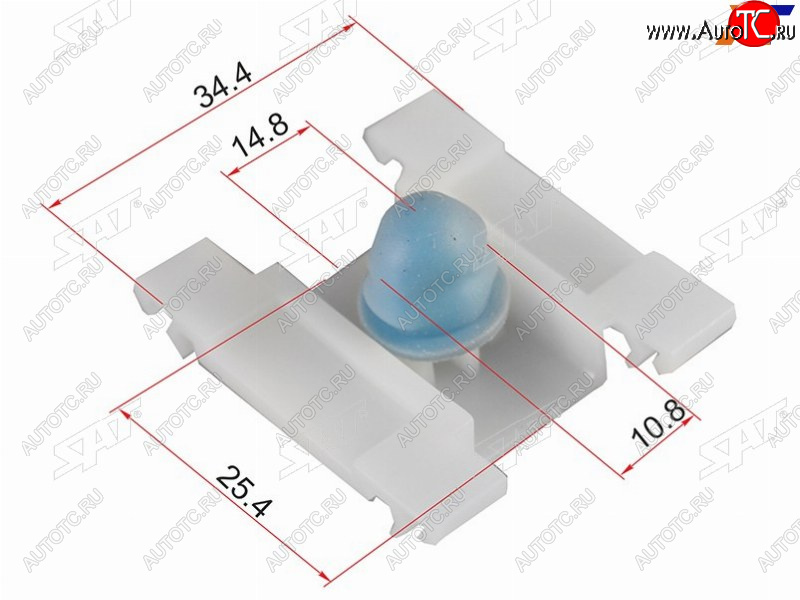 449 р. Клипса молдинга VAG (1 шт.) SAT ST-KE-036  с доставкой в г. Кемерово