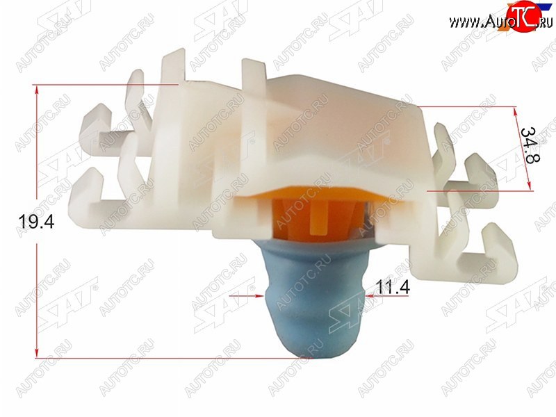 32 р. Клипса молдинга VAG (1 шт.) SAT ST-KE-334  с доставкой в г. Кемерово
