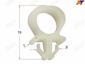 Клипса трубки эл. проводки FORDMAZDA (1 шт.) SAT ST-KJ-1035