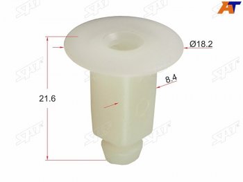 13 р. Клипса фиксатор TOYOTALEXUS (1 шт.) SAT ST-KJ-387  с доставкой в г. Кемерово. Увеличить фотографию 1