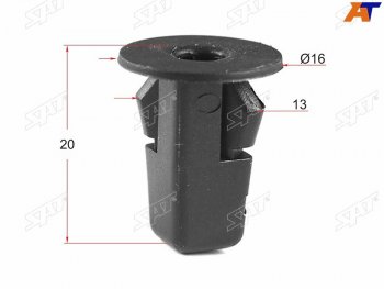 Клипса обшивки GM (1 шт.) SAT ST-M10233