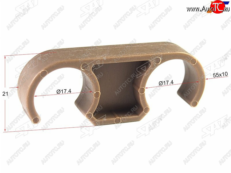 32 р. Клипса эл. проводки TOYOTALEXUS (1 шт.) SAT ST-M10377  с доставкой в г. Кемерово
