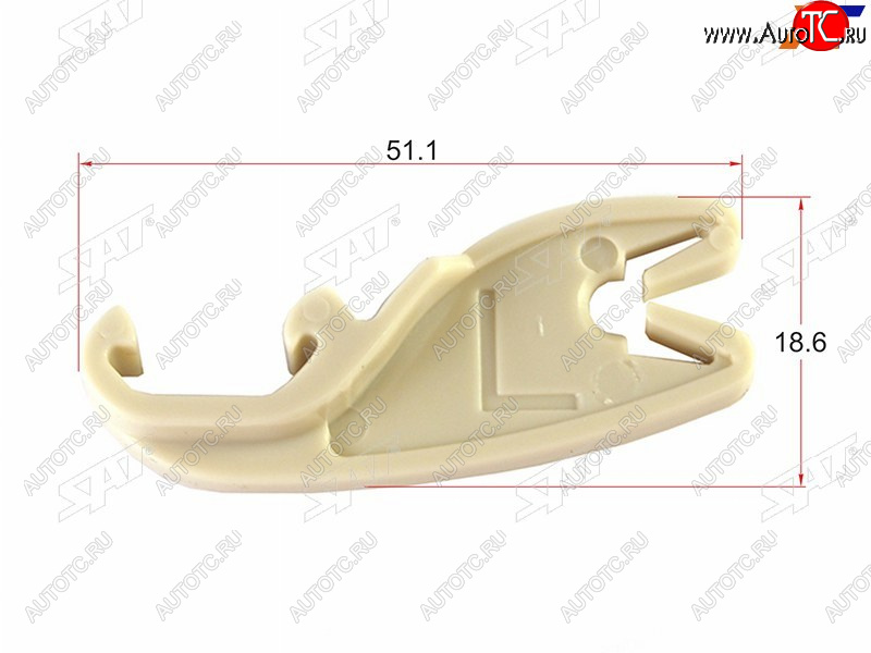 25 р. Клипса замка двери FORD (1 шт.) SAT ST-M10750  с доставкой в г. Кемерово