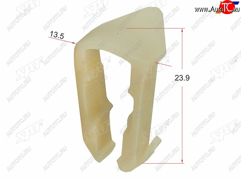13 р. Клипса трубки эл. Проводки FORD (1 шт.) SAT ST-M10791  с доставкой в г. Кемерово