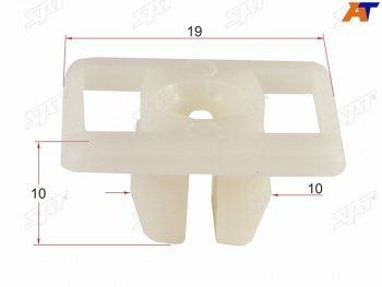 13 р. Клипса рамки гос. номера FORD (1 шт.) SAT ST-M10784  с доставкой в г. Кемерово. Увеличить фотографию 1