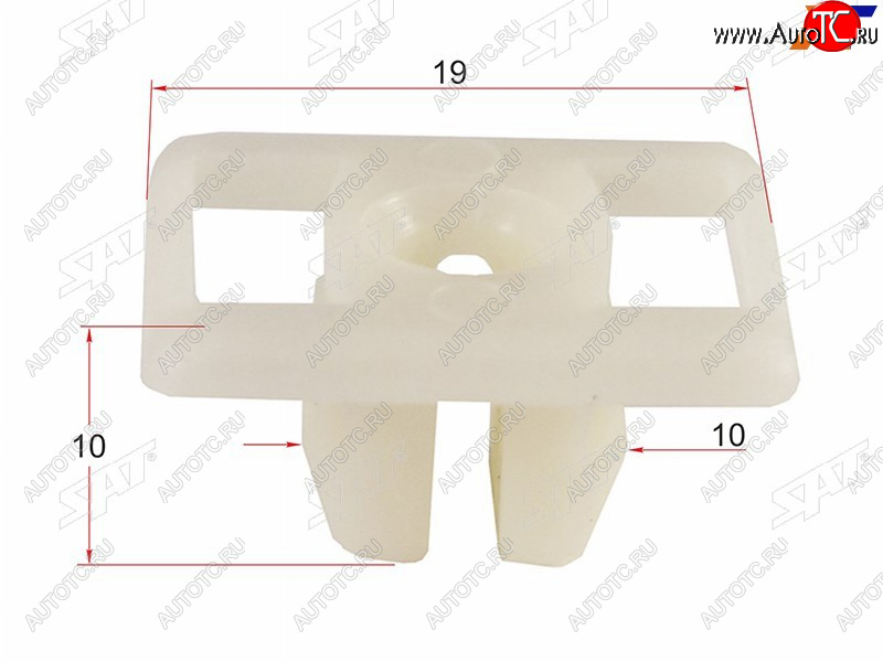 13 р. Клипса рамки гос. номера FORD (1 шт.) SAT ST-M10784  с доставкой в г. Кемерово