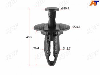 Клипса защиты бампера GM (1 шт.) SAT ST-M10856
