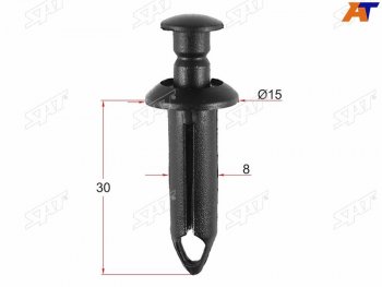 Клипса защиты бампера GM (1 шт.) SAT ST-M10948