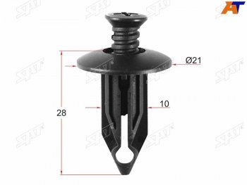 Клипса защиты бампера GM (1 шт.) SAT ST-M10960