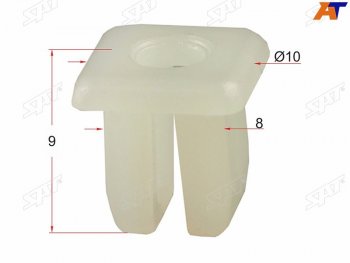 Клипса крепежная под винт RENAULT (1 шт.)                                                            SAT ST-M11019