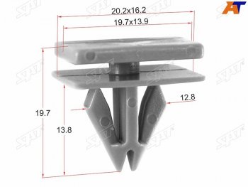 Клипса молдинга кузова GM (1 шт.) SAT ST-M11009