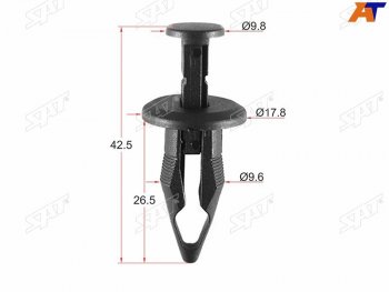 Клипса защиты бампера GM (1 шт.) SAT ST-M11047